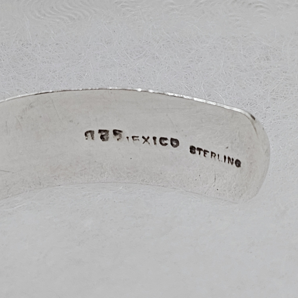 Silpada Super Rare Sterling Silver Black Snakeskin Heavy Cuff  EB430/B0430 - Picture 12 of 16